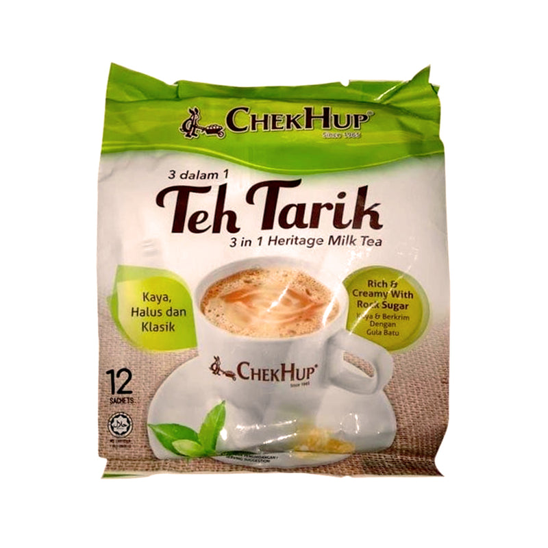 Chek Hup 3in1 Teh Tarik Malaysian Tea Rich and Creamy 40g x 12's