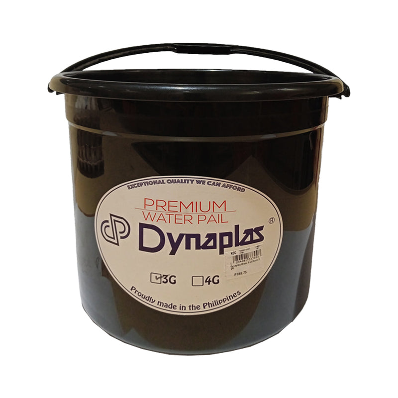 Dynaplas Water Pail Black 3Gal