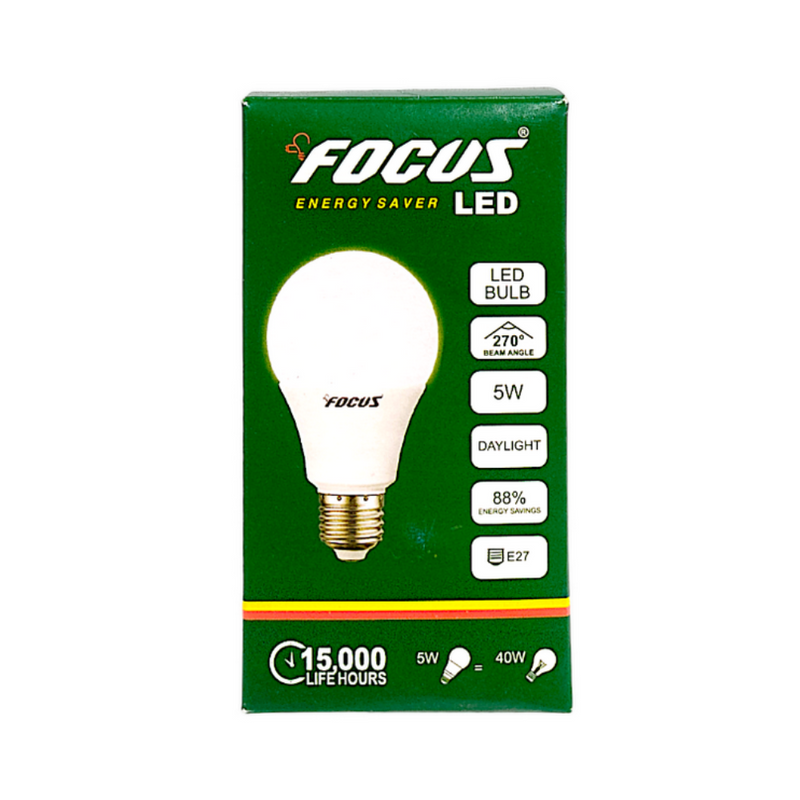 Focus Light Bulb Led Focus LED Bulb Wide Series 5 Watts Daylight