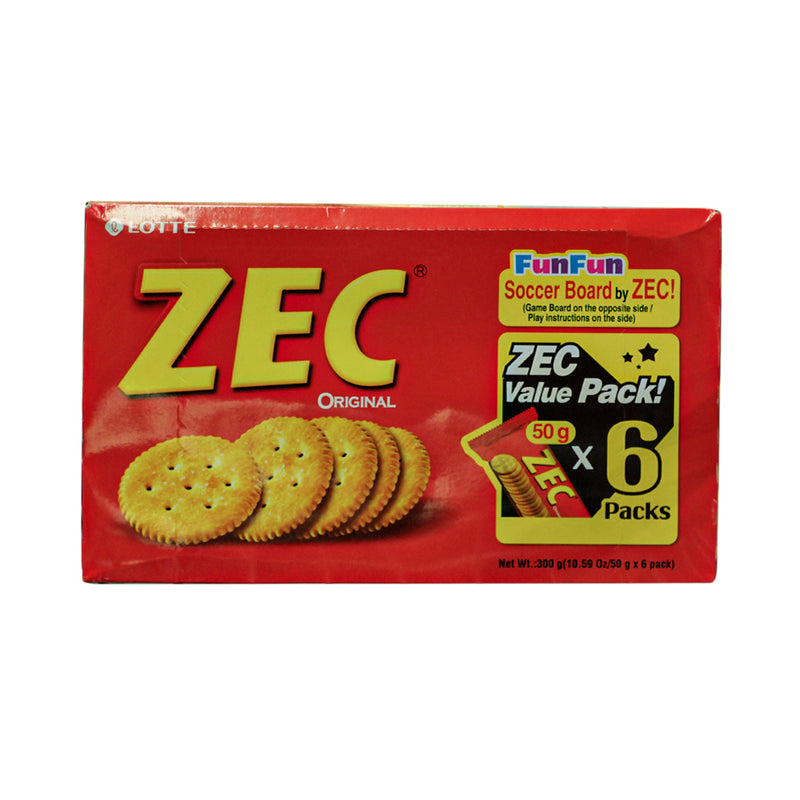 Lotte Zec Crackers Original 50g x 6's (300g)