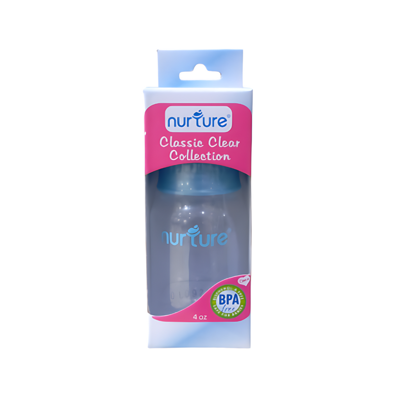 Nurture Feeding Bottle Classic Clear 4oz