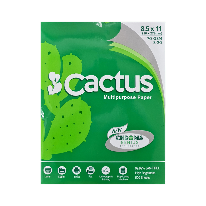 Cactus Multipurpose Paper Bond Sub 20 70gsm 1ream