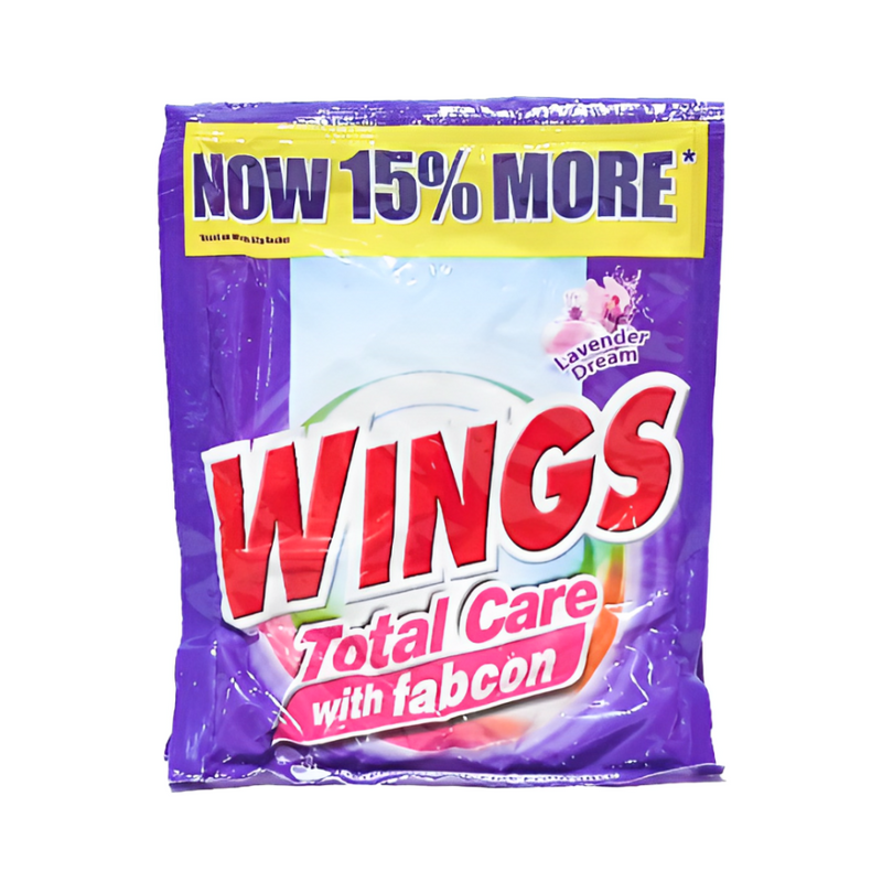 Wings Powder Total Care With Fabric Conditioner Lavender Dream 57g