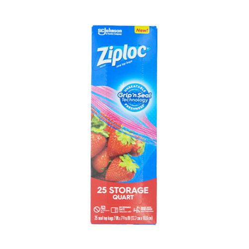 Ziploc Storage Bags 17.7 x 18.8cm 25's