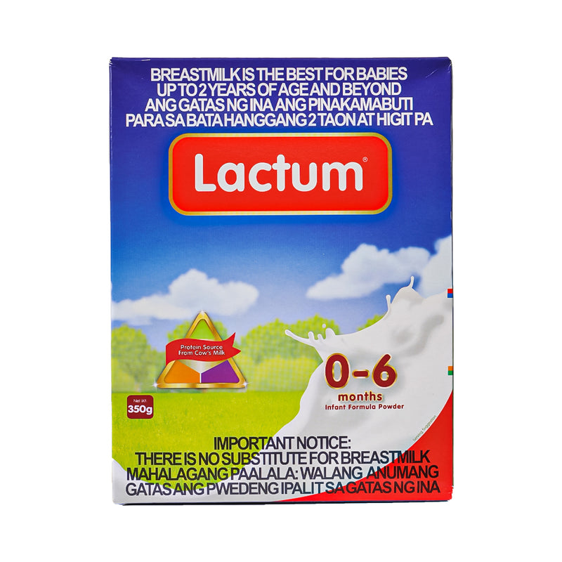 Lactum Milk Supplement 0-6 Months Plain 350g