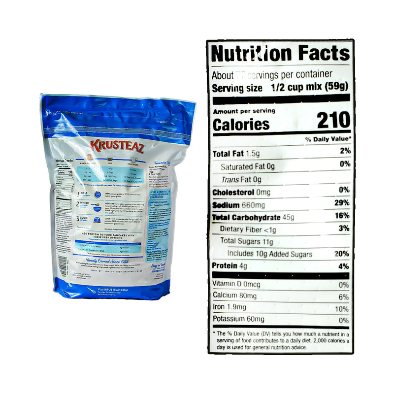 Krusteaz Pancake Mix Buttermilk 4.53kg