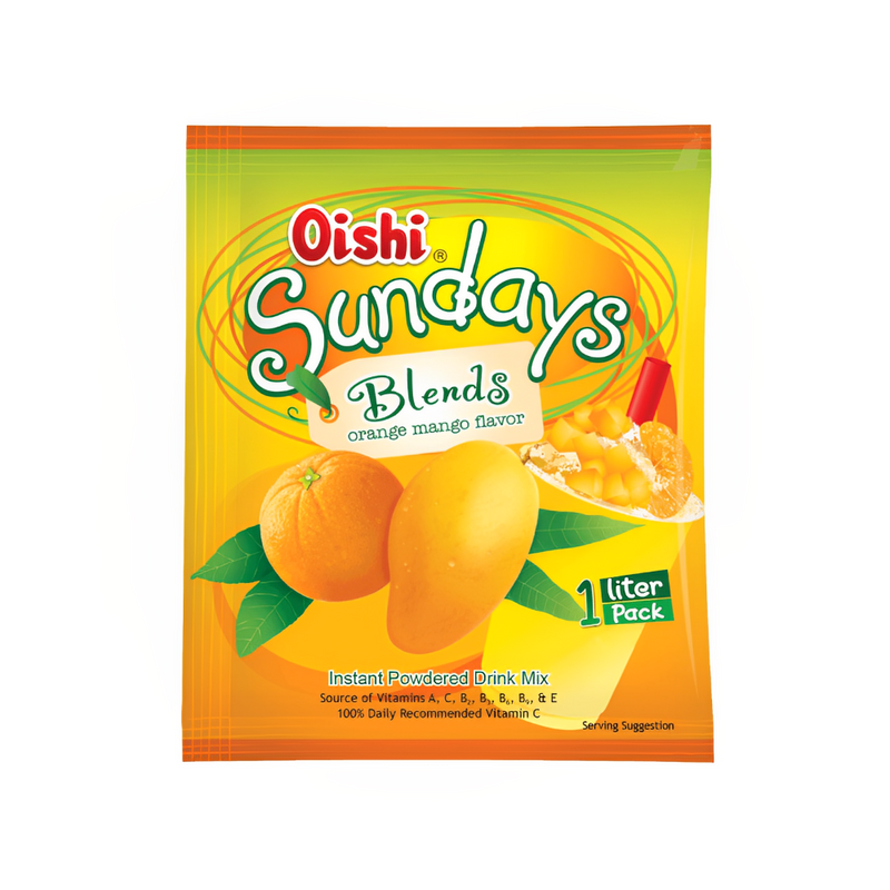 Oishi Sundays Juice Orange Mango 35g