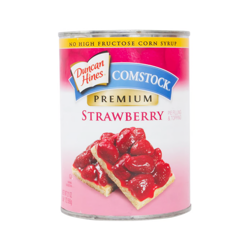 Duncan Hines Comstock Pie Filling And Topping Strawberry 595g (21oz)