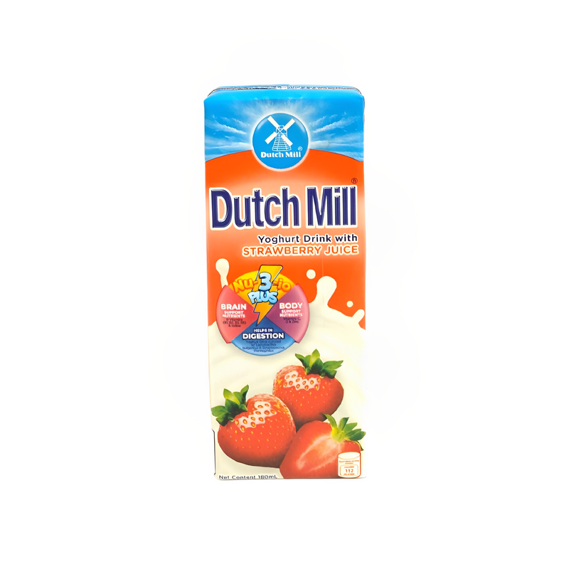Dutch Mill UHT Yoghurt Drink Strawberry 180ml