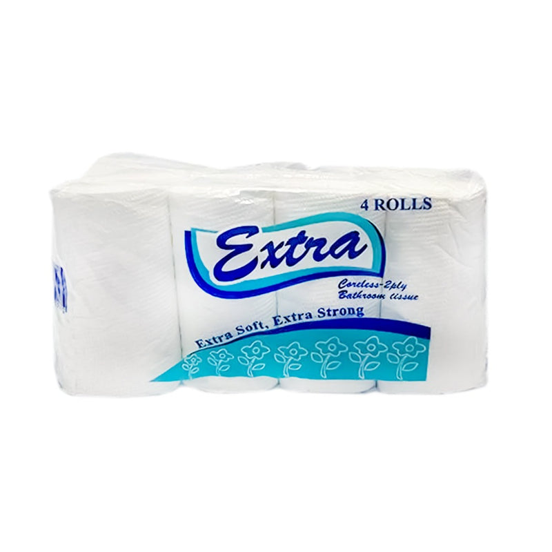 Extra Coreless Bathroom Tissue 2 Ply 4 Rolls