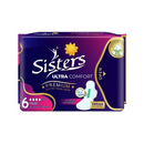 Sisters Ultra Thin With Wings 6 Pads