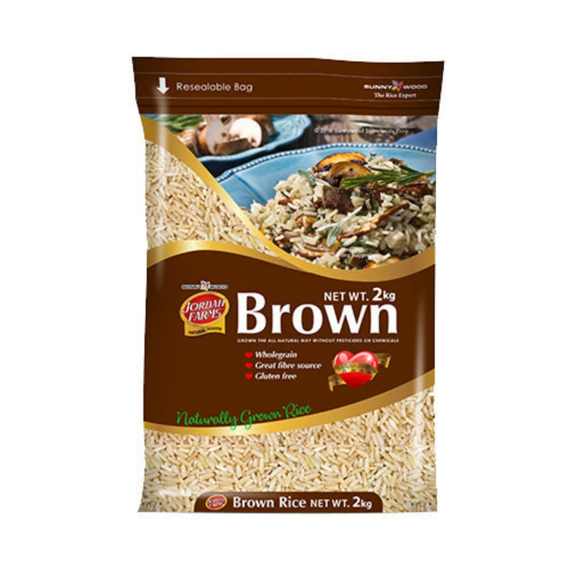 Jordan Farms Organic Brown Rice 2kg
