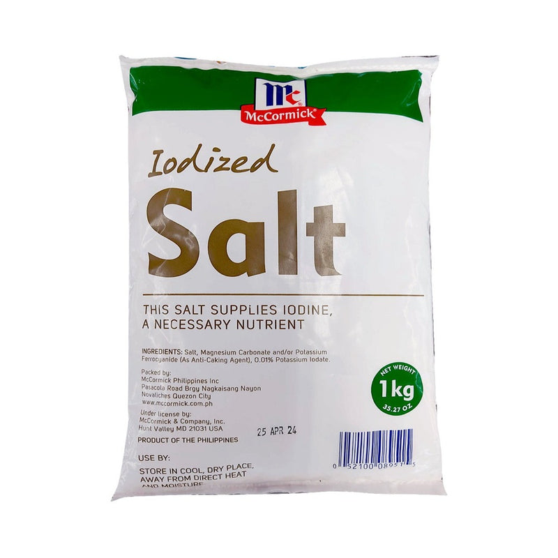 McCormick Iodized Salt 1kg