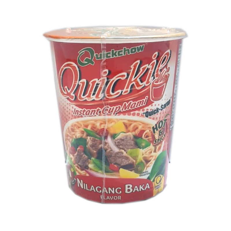 Quickchow Quickie Noodles Hot And Spicy Beef Nilaga 50g