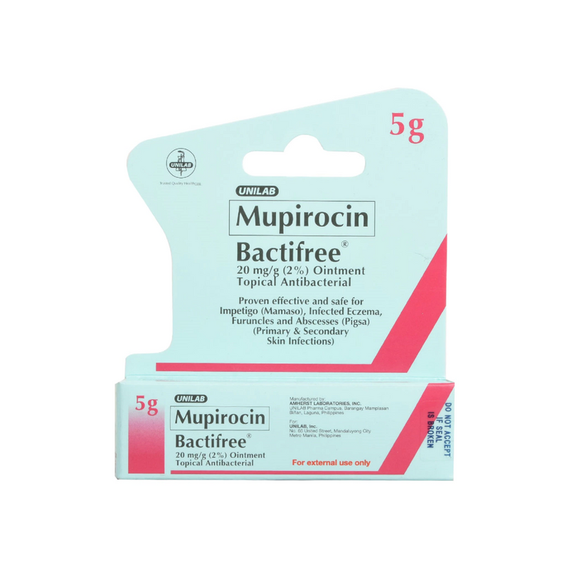 Bactifree Mupirocin 2% Ointment 5g