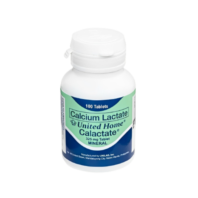 United Home Calactate 325mg Tablet 100's