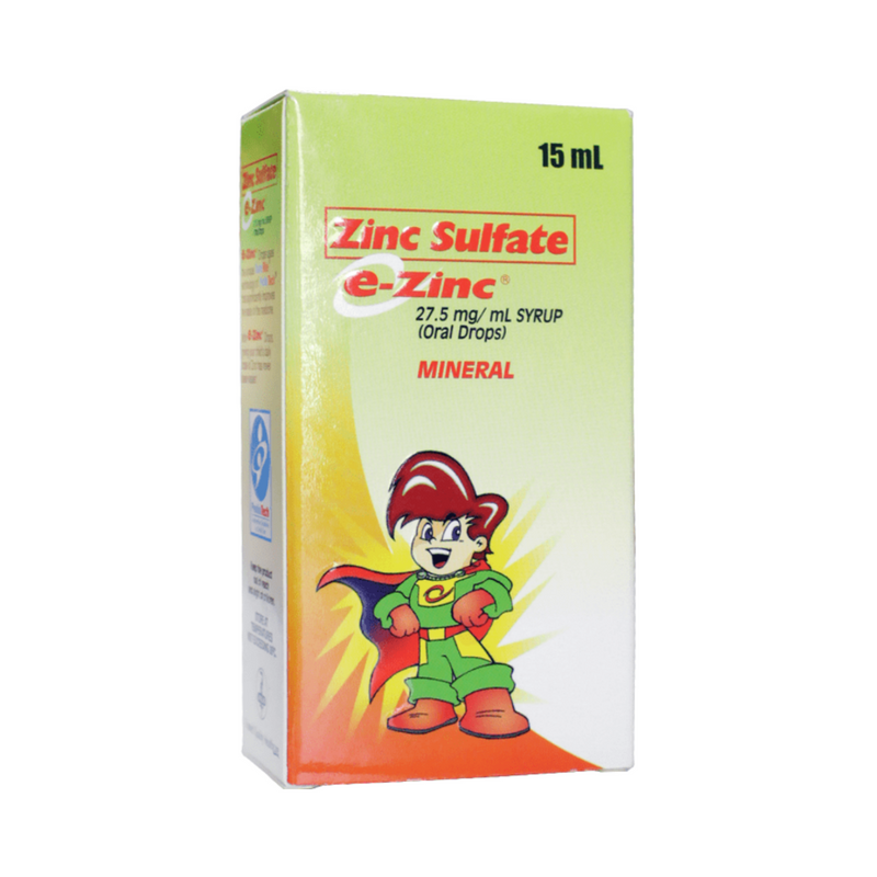 E-Zinc Sulfate 27.5mg/ml Oral Drops 15ml