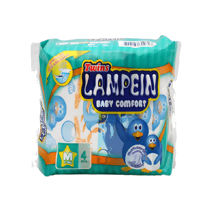 Twins Lampein Baby Diaper Mini Pack Medium 4's
