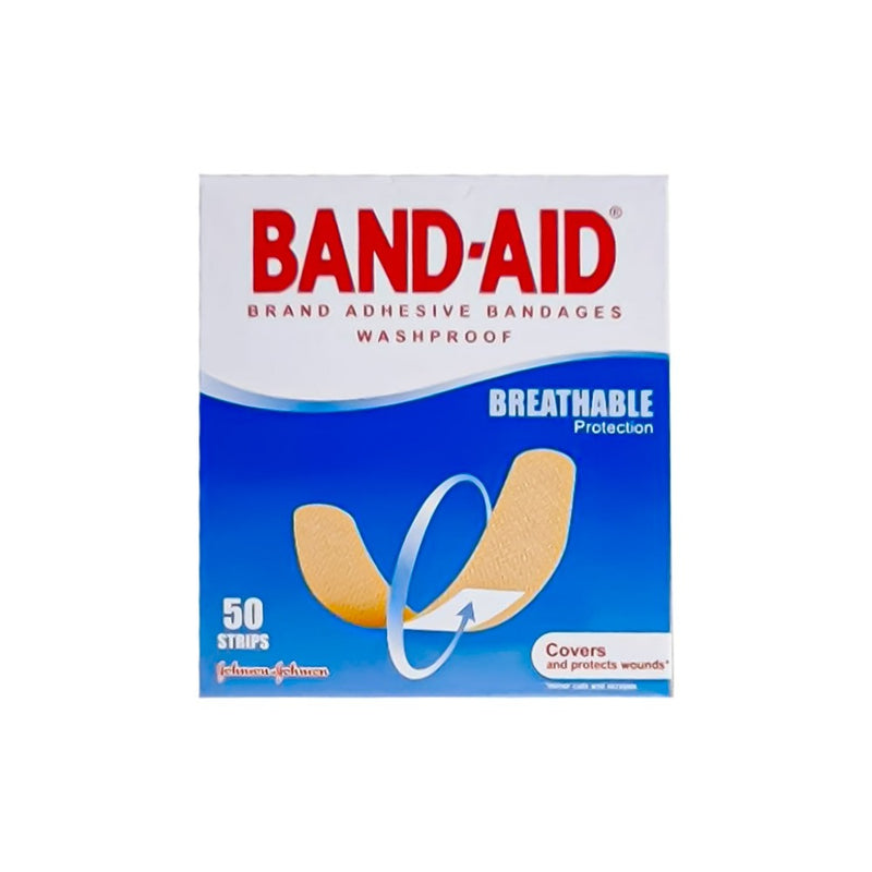 Band-Aid Adhesive Bandages Plastic Strips 50's