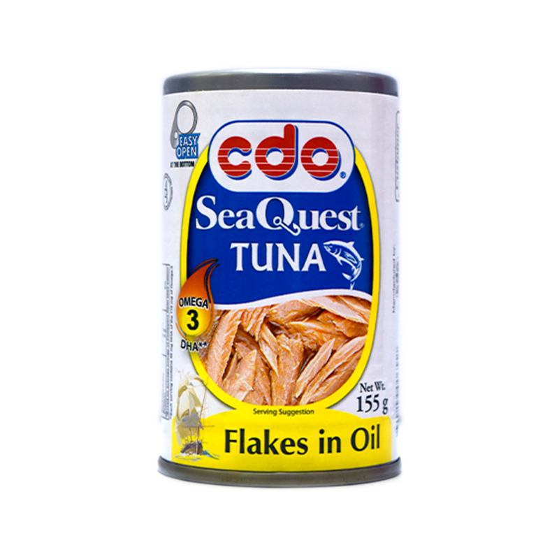 CDO Sea Quest Tuna Flakes In Oil 155g