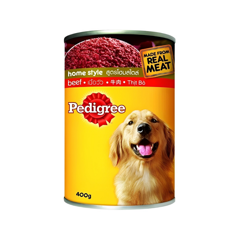 Pedigree Cans Dog Food Beef 400g