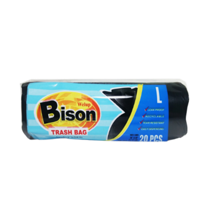 Bison Trash Bags Large 13 x 13 x 32in 20's
