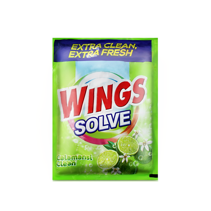 Wings Solve Detergent Powder Calamansi Clean 60g