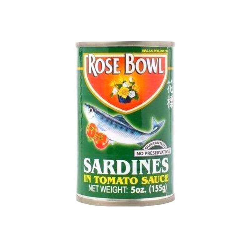 Rose Bowl Sardines In Tomato Sauce 155g