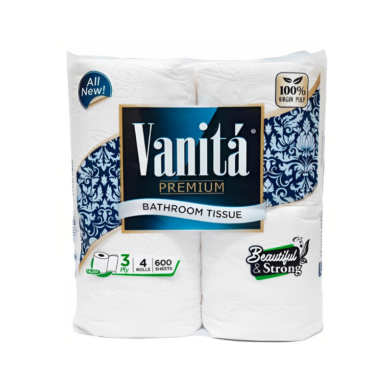 Vanita Bathroom Tissue 3Ply 4's