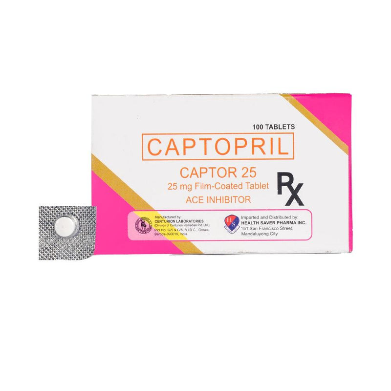 Captopril 25mg Tablet 1's