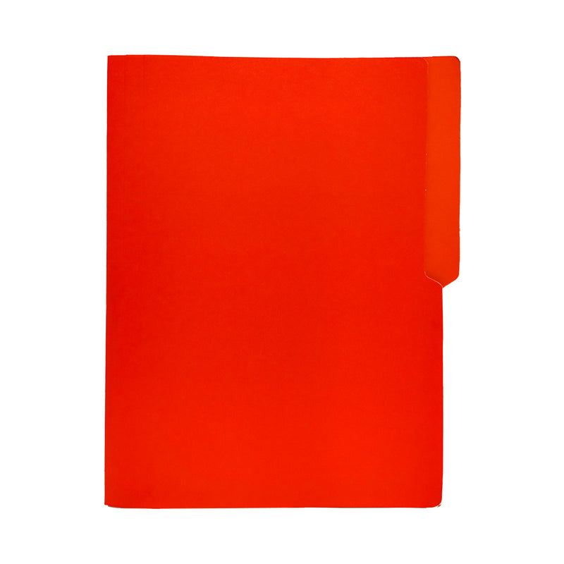 Colored File Folder 3's Short Red