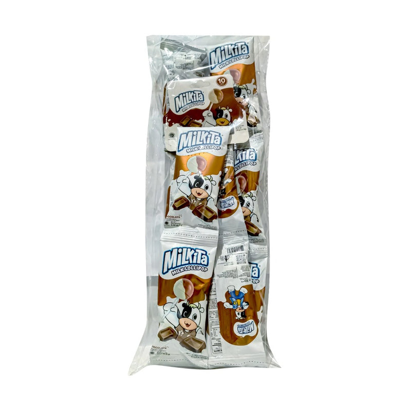 Milkita Lollipop Chocolate Hanger 10's