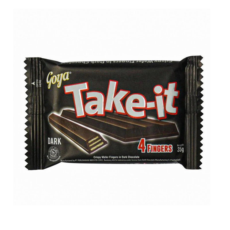 Goya Take-It Wafer Dark Chocolate 4 Fingers 35g