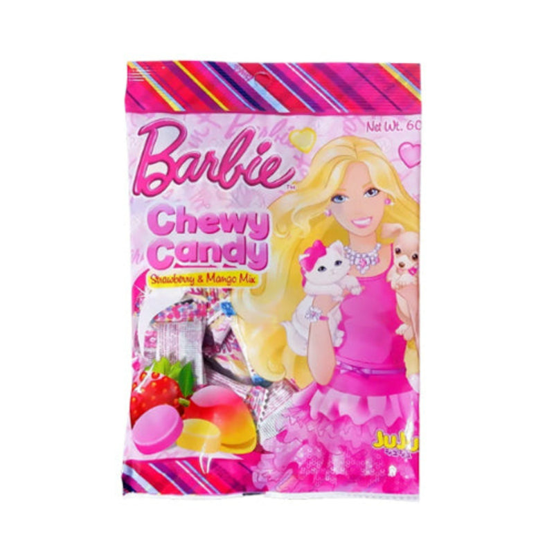 Barbie Chewy Candy Strawberry and Mango 60g