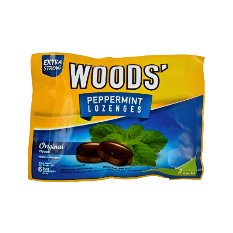 Woods Peppermint Lozenges Original 6's