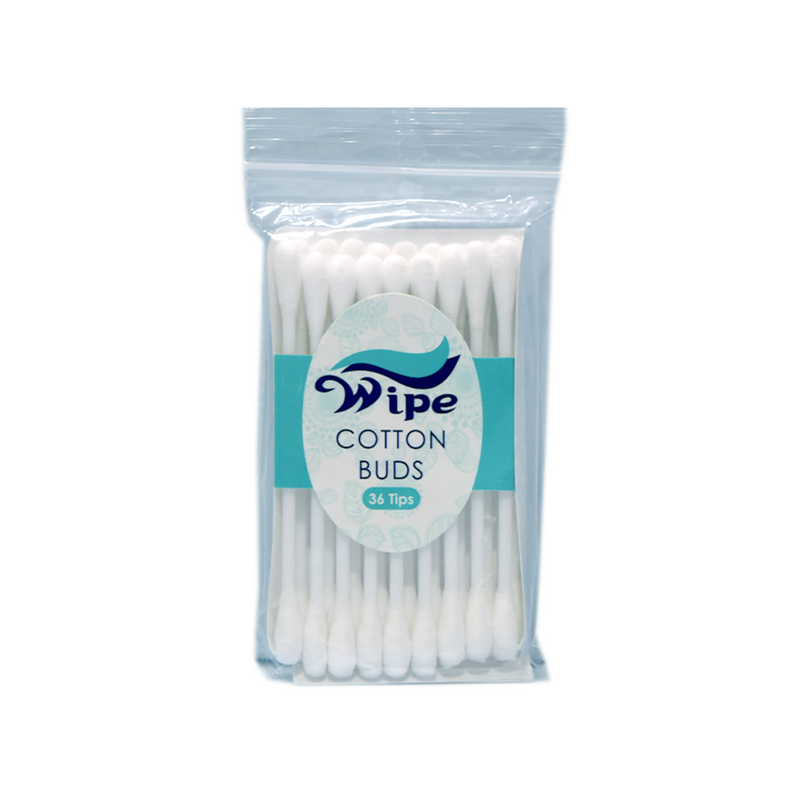 Wipe Tips Wipe Cotton Buds Plastic 36 Tips
