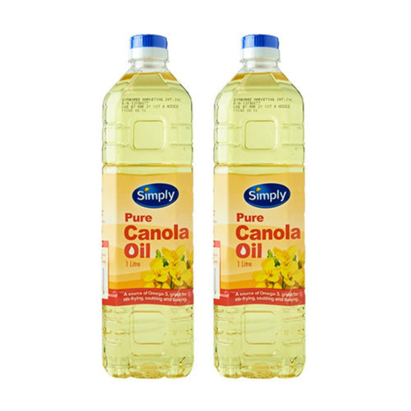 Simply Canola Oil Twin Saver's Pack 1L x 2's