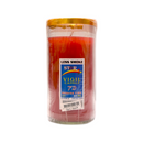 Star Vigil Candle 7 Days With Glass Red