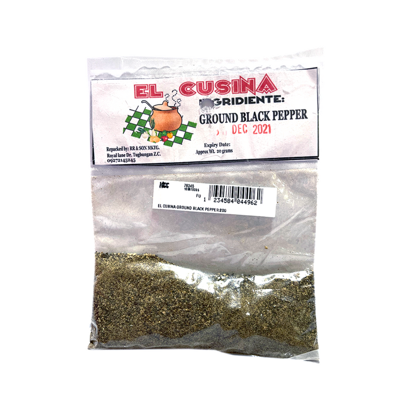 El Cusina Ground Black Pepper 20g