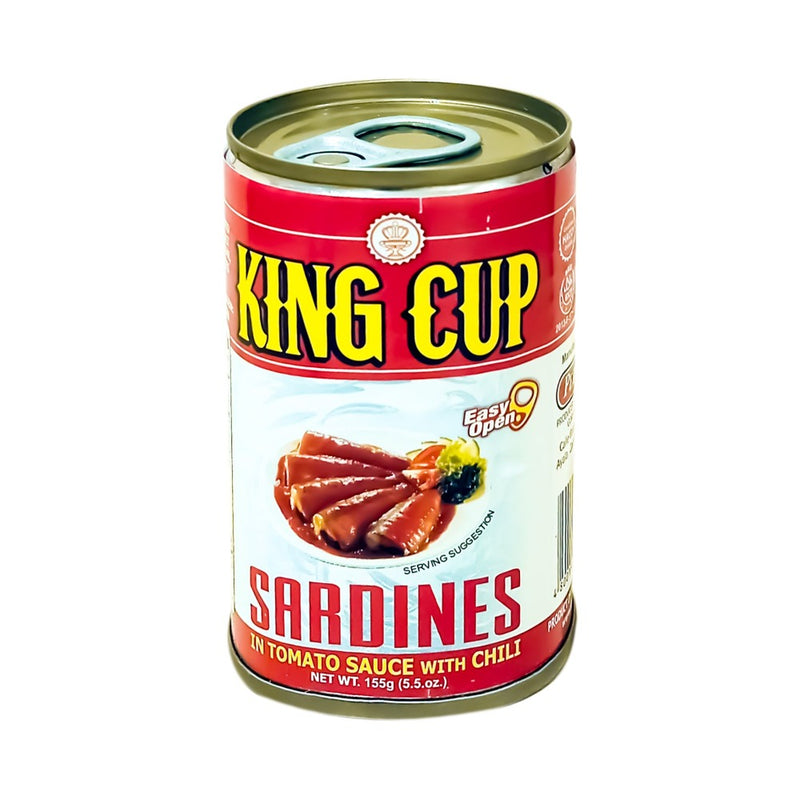 King Cup Sardines In Tomato Sauce Chili EOC 155g