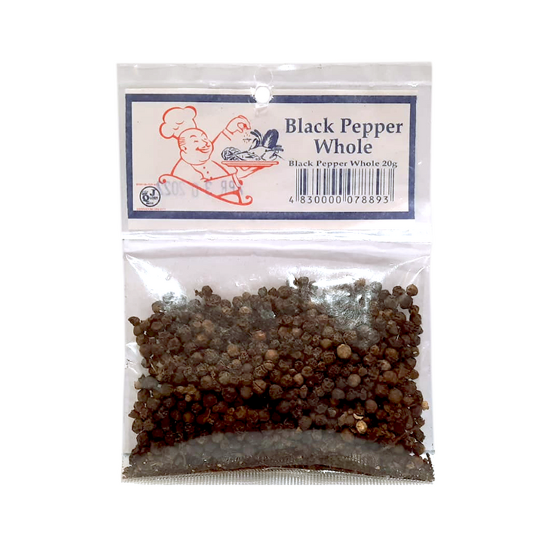 QJ Black Pepper Whole 20g