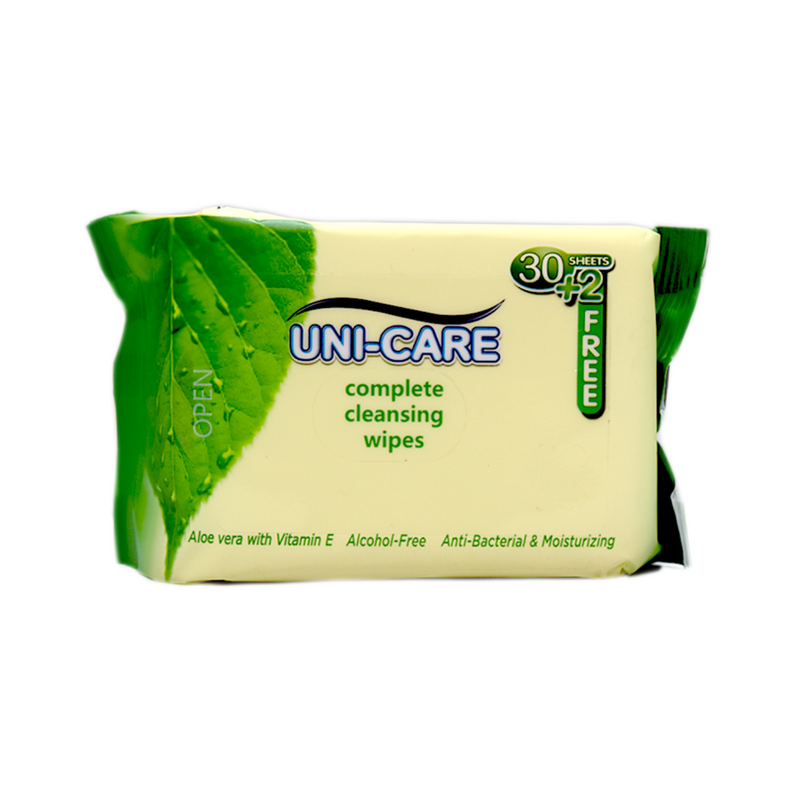 Uni-care Cleansing Wipes 30 Sheets + 2