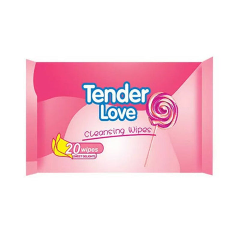 Tender Love Cleansing Wipes Sweet Delights 20's