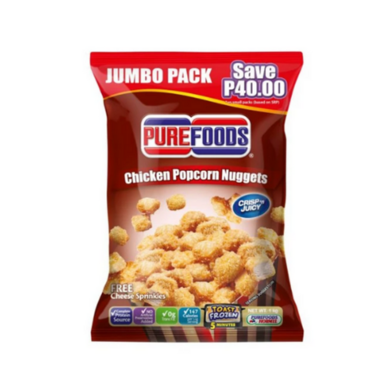 Purefoods Chicken Popcorn Nuggets 1kg