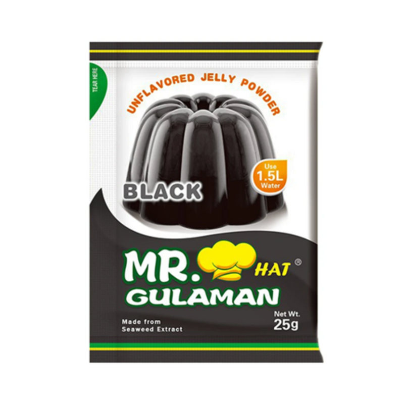 Mr. Hat Gulaman Jelly Powder Mix Black 25g