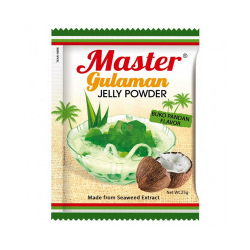 Master Gulaman Jelly Powder Buko Pandan 25g