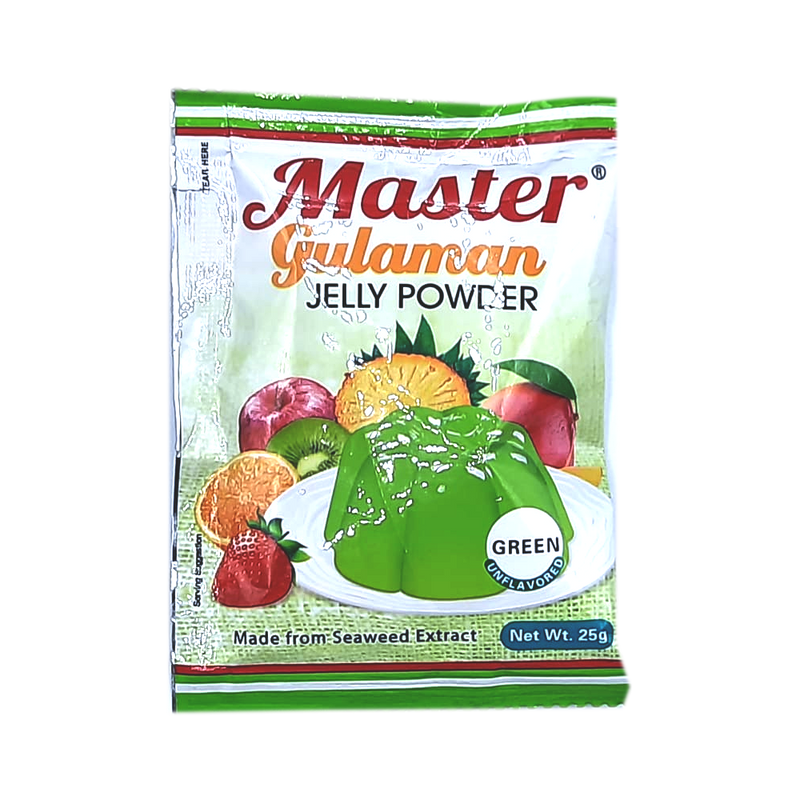 Master Gulaman Jelly Powder Green 25g