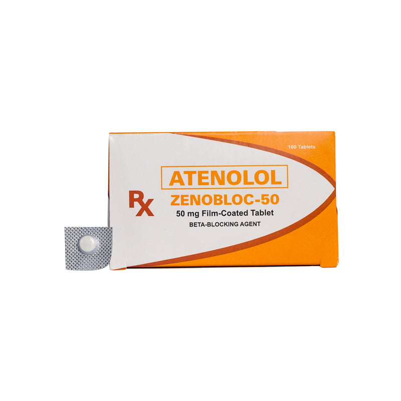 Atenolol Zenobloc-50 Tablet 50mg 1's