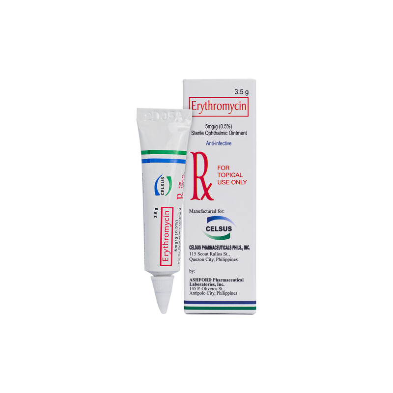 Celsus Erythromycin Ophthalmic Ointment 3.5g