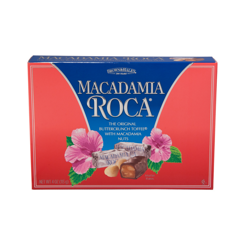 B and H Macadamia Roca Buttercrunch Toffee 139g